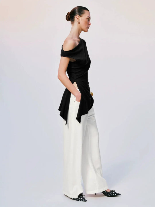 Cotton Medium Thickness Slight Stretch Top