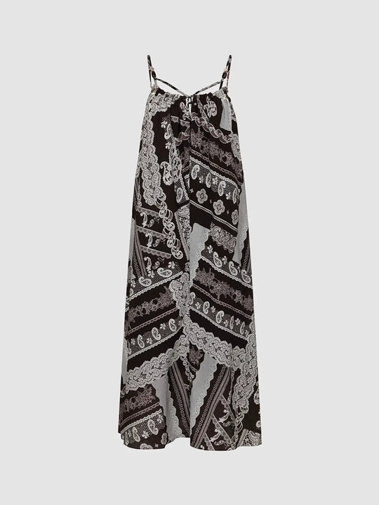 Viscose Blend Thin Slight Stretch Midi Dress