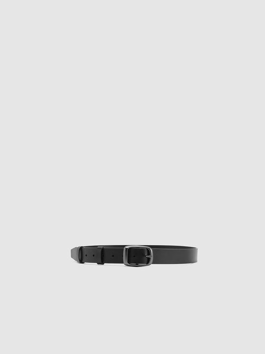 Square Buckle Matte Leather Belts