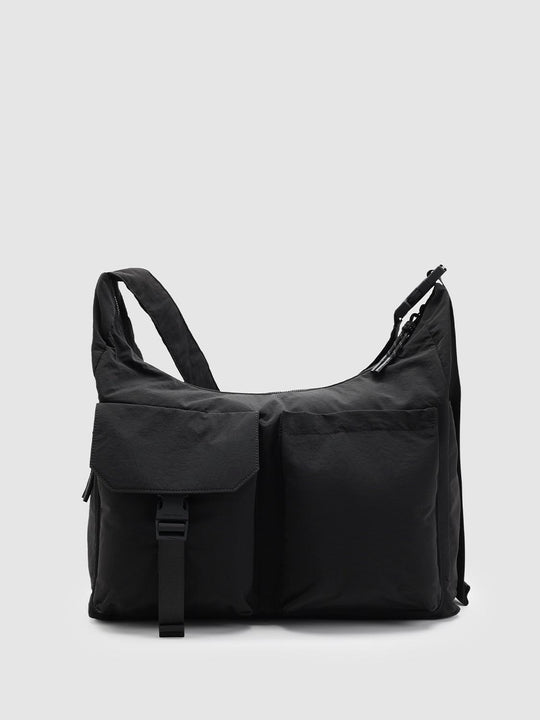 Multi-Pocket Buckle Detail Oversize Crossbody Bags