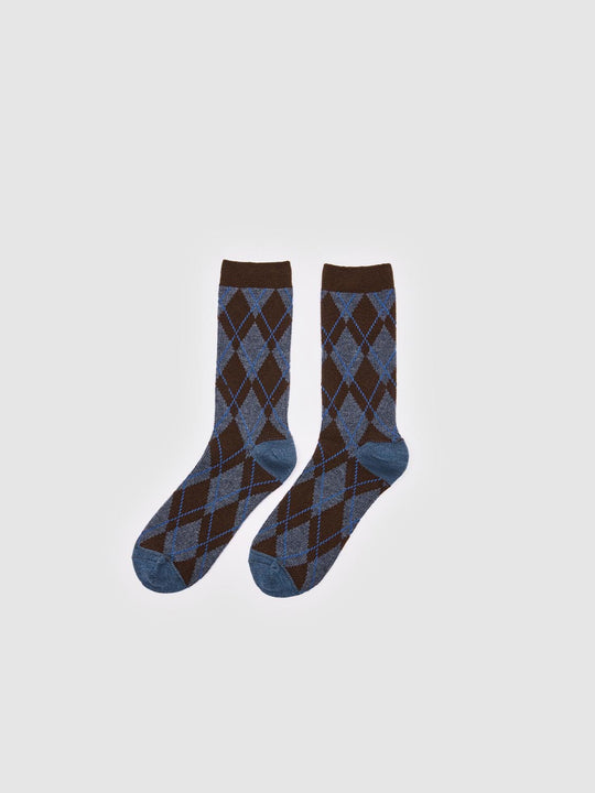 Argyle Check Socks