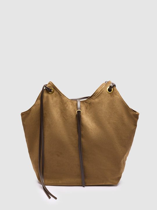 String Dekor Große Schultertasche