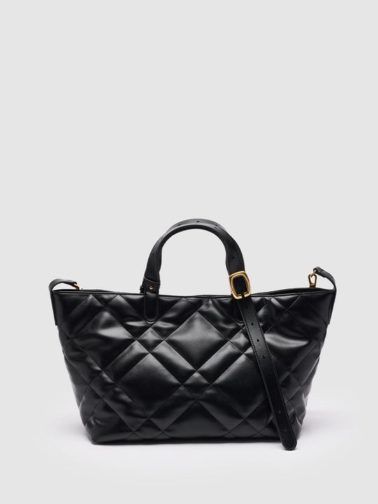 Quilted Buckled Detail Shoulder Bag