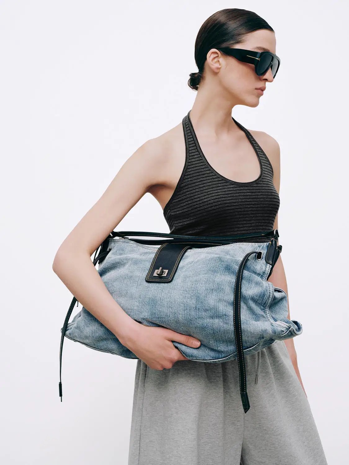 Oversized Gradient Shoulder Bags by Urban Revivo Fashion