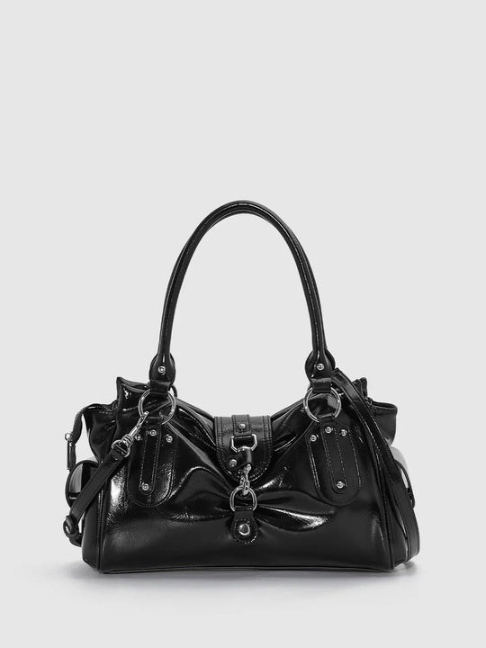 Faux Leather Shoulder Bags