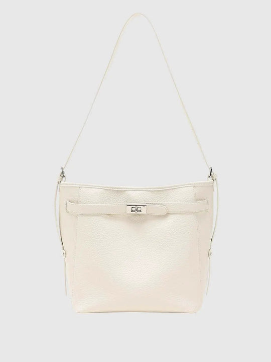 Artificial Leather Textile Lining Shoulder Bag