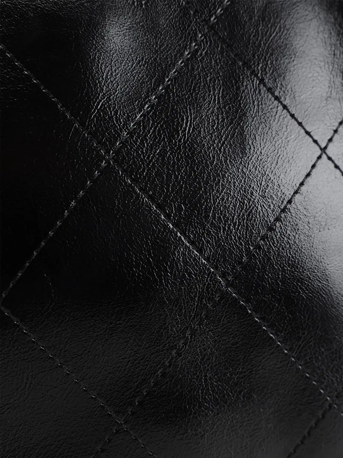 Shoulder & Crossbody Bag by Urban Revivo Fashion, black quilted leather.