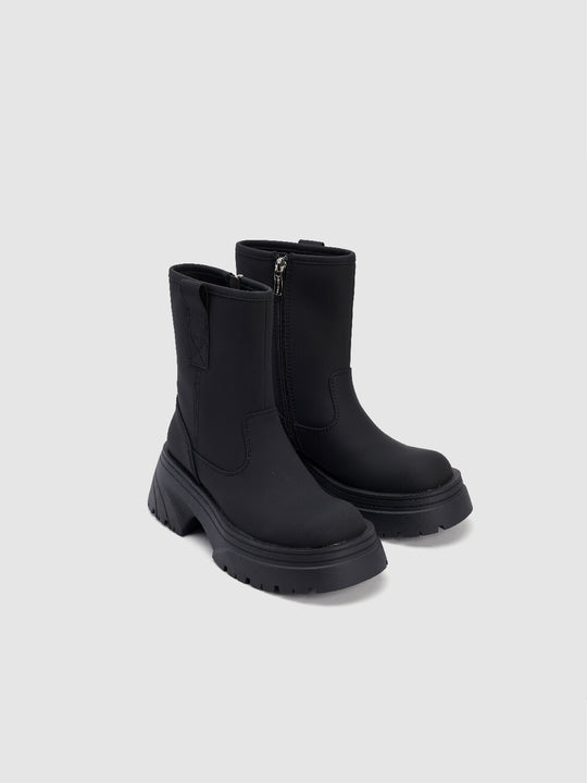 Round Toe Ankle Boots