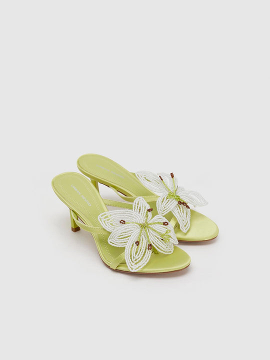 Pantofole con tacco alto