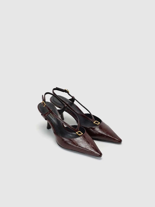 Textile Pointed Toe Shoes