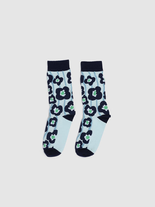 Floral Print Socks