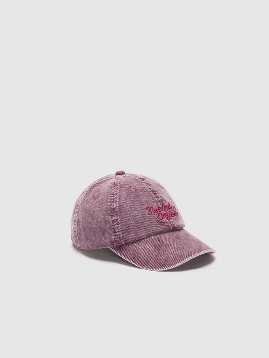 Cotton Corduroy Washed Embroidered Baseball Cap