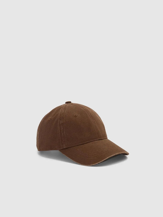 Cotton Solid Color Unstructured Curved Brim Baseball Cap
