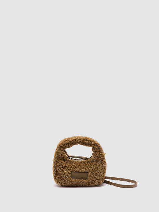 Bolso cruzado de mano esponjoso