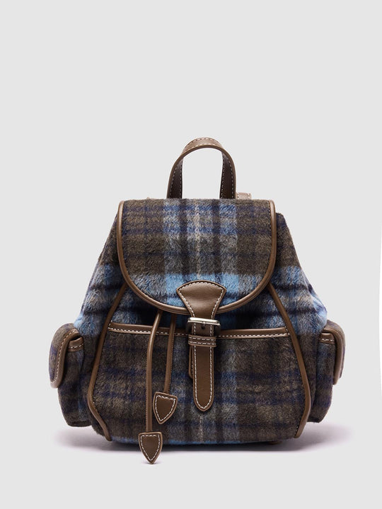 Small Check Backpack