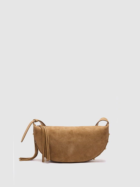 Borse a spalla a mezzaluna con frange