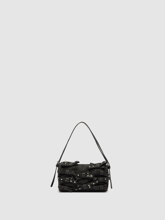 Studded Bow Detail Shoulder Bags