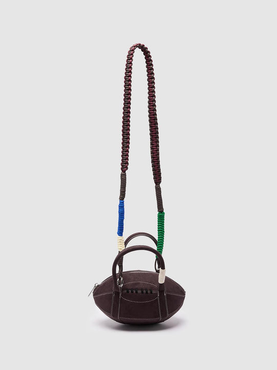 Rugby Shape Handle Crossbody Bags