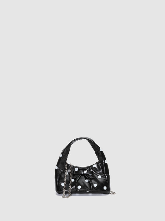 Polka Dot Handle Shoulder Bags