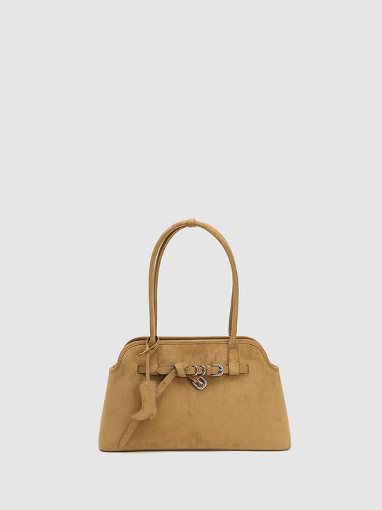 Oversize Buckle Detail Shoulder Bags