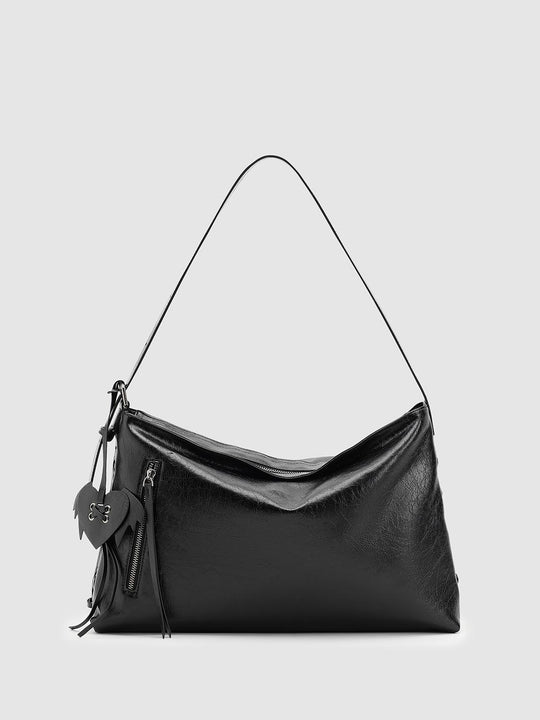 Faux Leather Shoulder Bags