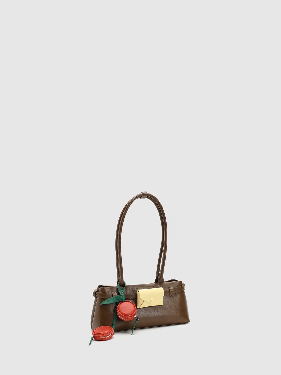 Charm Detail Handle Shoulder Bowling Bags by Urban Revivo Fashion