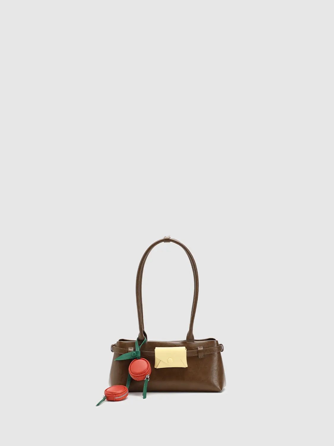 Charm Detail Handle Shoulder Bowling Bags by Urban Revivo Fashion