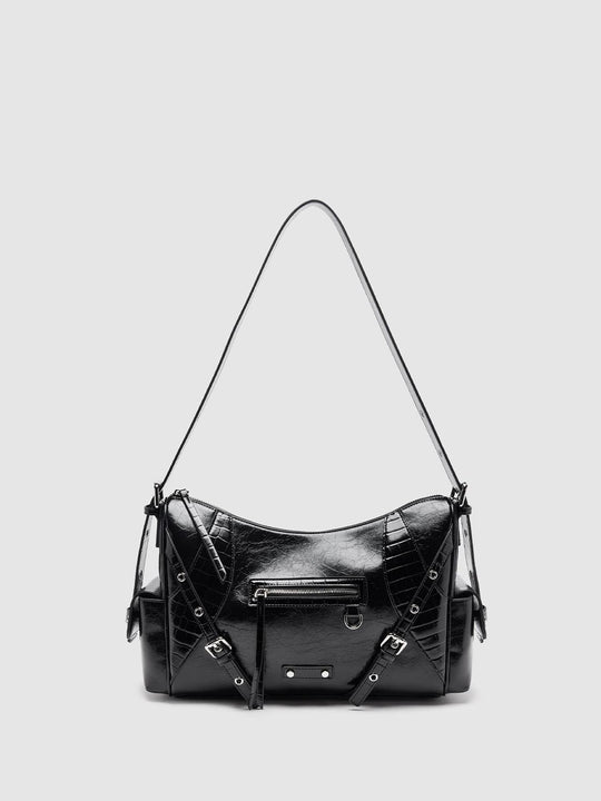 Faux Leather Shoulder Bags