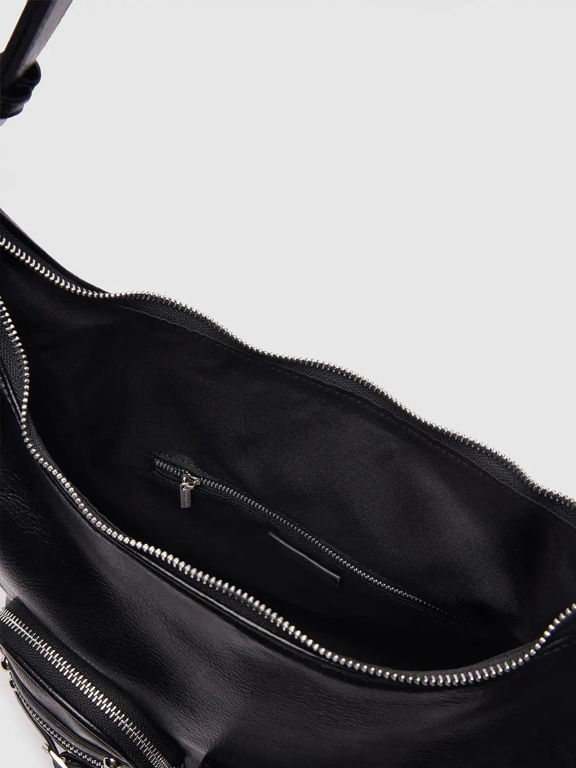 Faux Leather Multi-Pocket Shoulder Bags by Urban Revivo Fashion