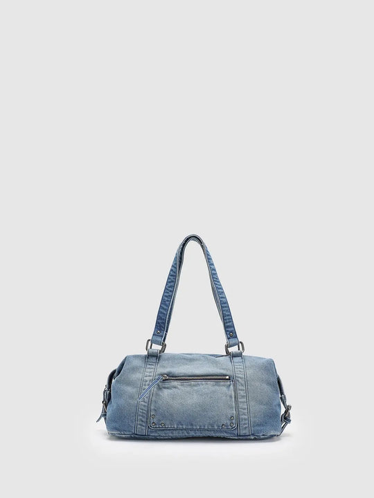Washed Denim Large-Capacity Shoulder Bags