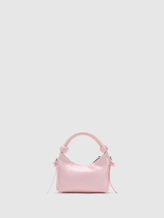 Pastel Pink Mini Top Handle Crossbody Bag