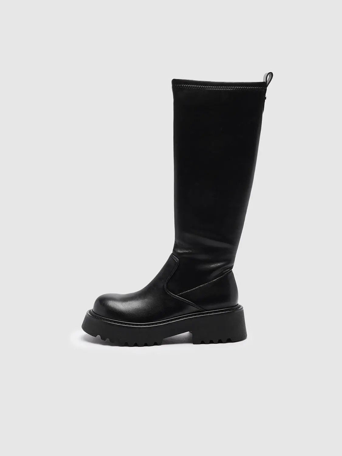 Chunky Heel Knee Boots by Urban Revivo Fashion
