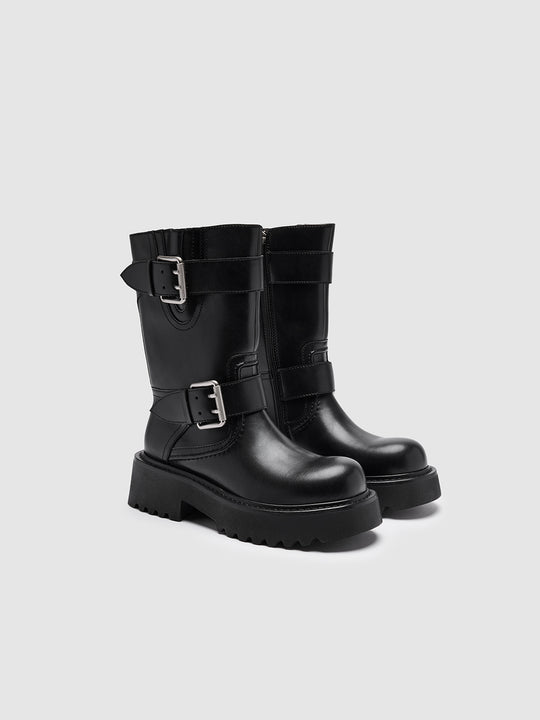 Buckle Detail Chunky Boots