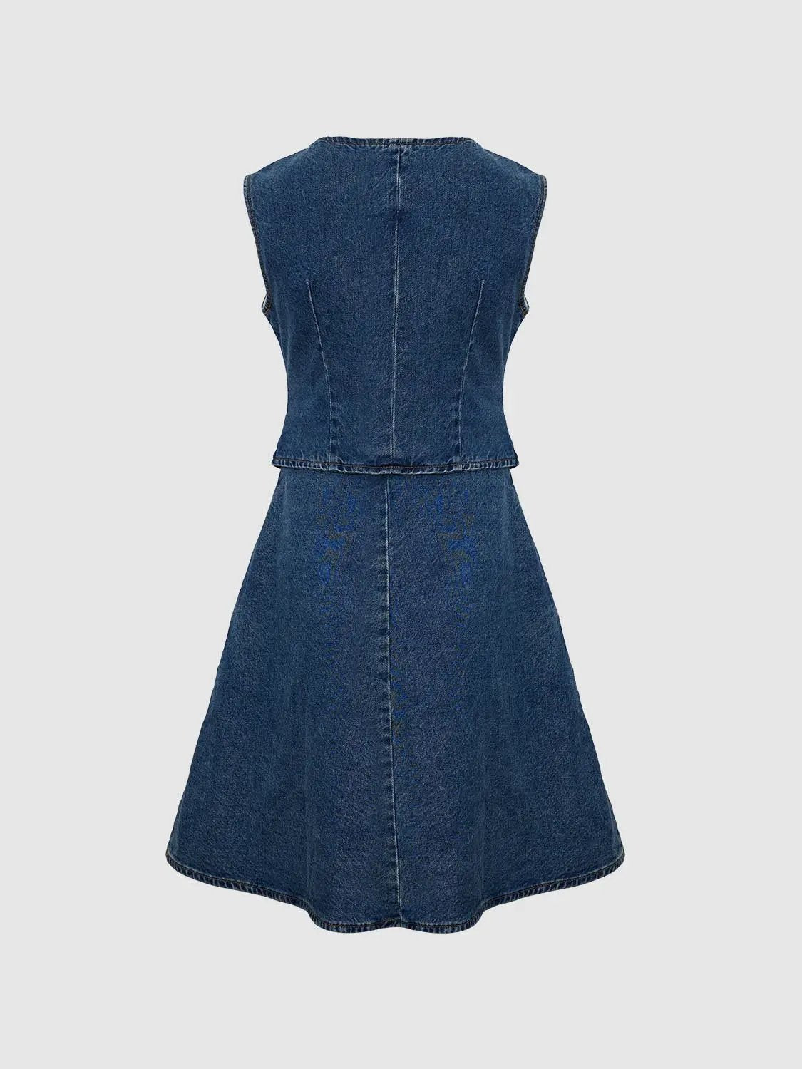 Sleeveless Denim Dresses by Urban Revivo Fashion
