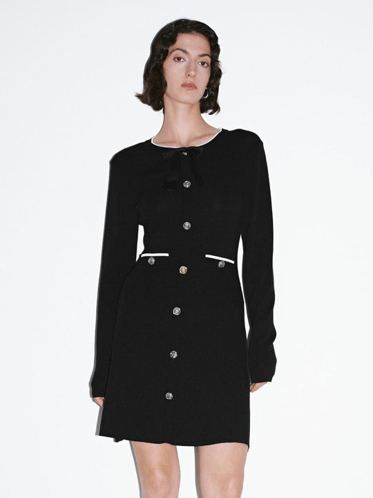 Knitted Long Sleeve Dresses