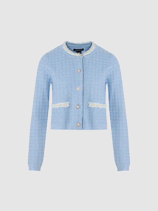 Gestrickte Strickjacken