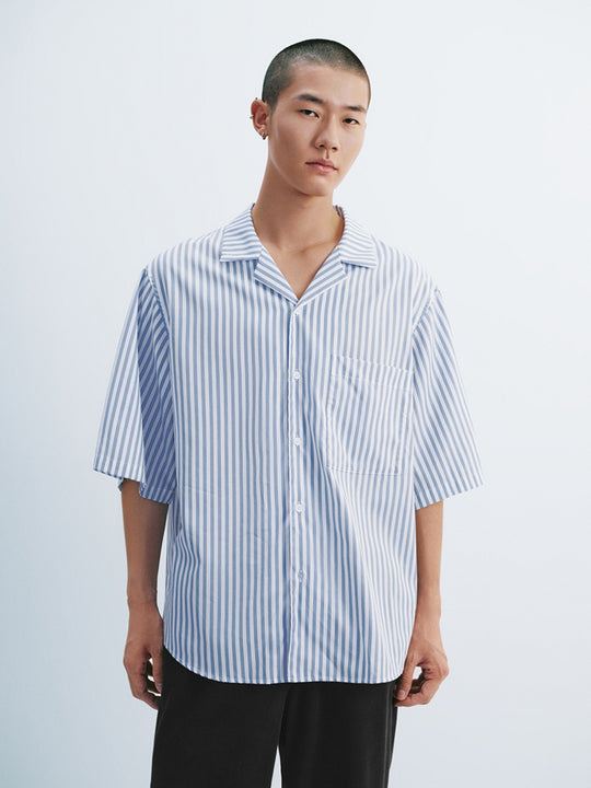 Chemises à col camp Stripe