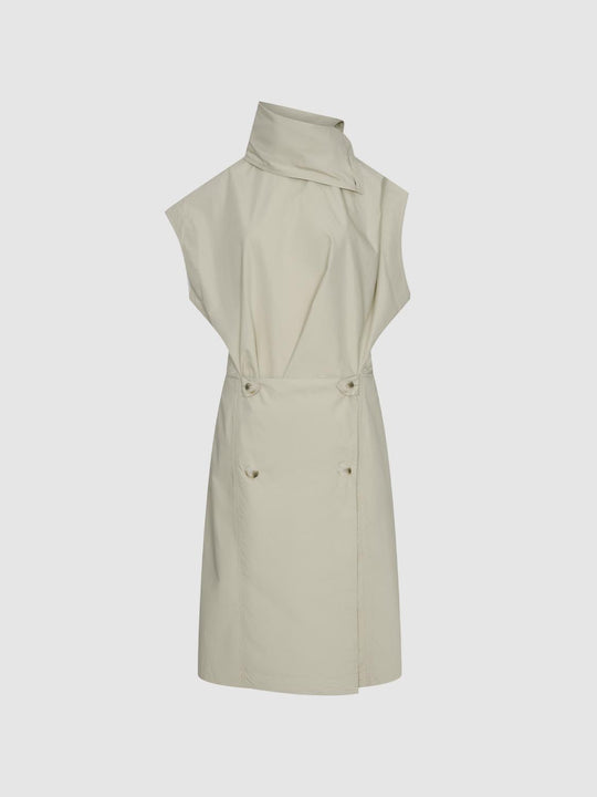 Cap Stehkragen Midikleider