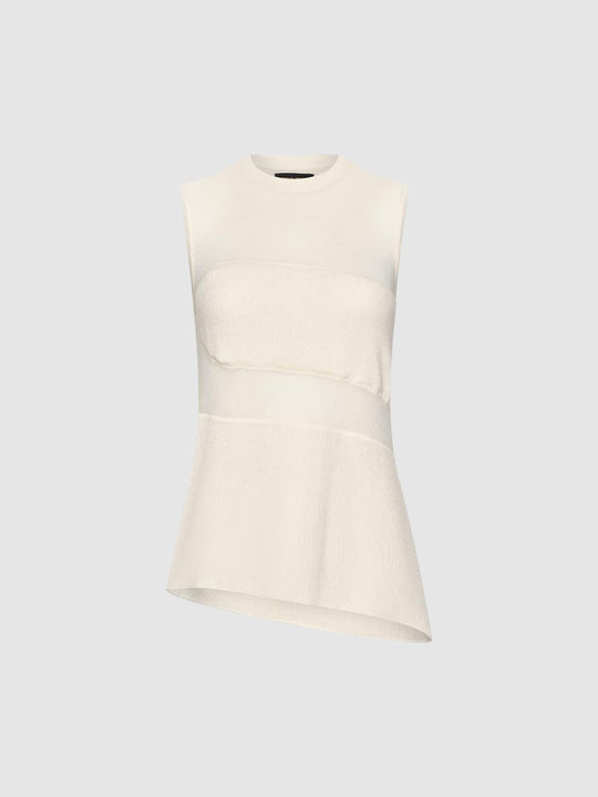 Camisetas sin mangas de punto