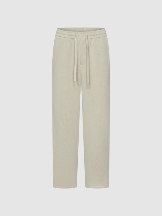 Pantalones rectos con cordón