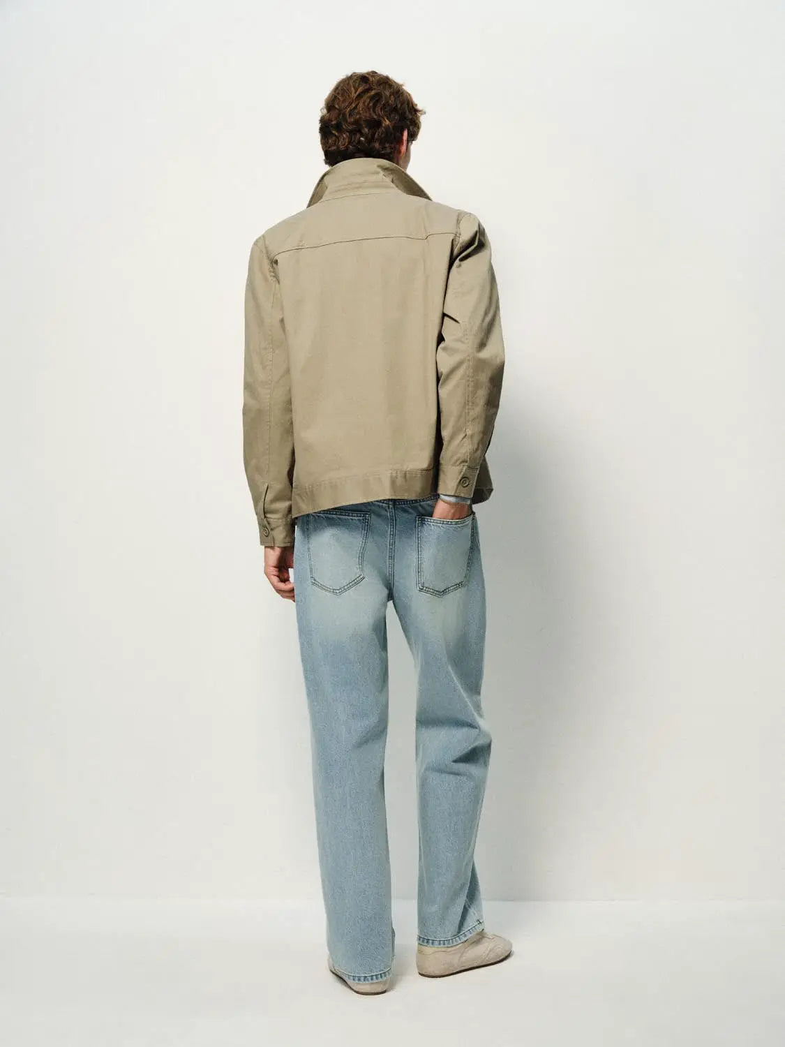 Jeans by Urban Revivo Fashion; light-wash blue denim with back pockets.