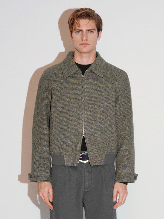 Vestes amples à fermeture éclair sur le devant