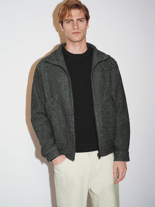 Zipper Front Loose Jackets