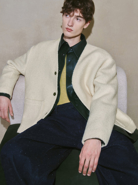 Vestes amples à poches plaquées