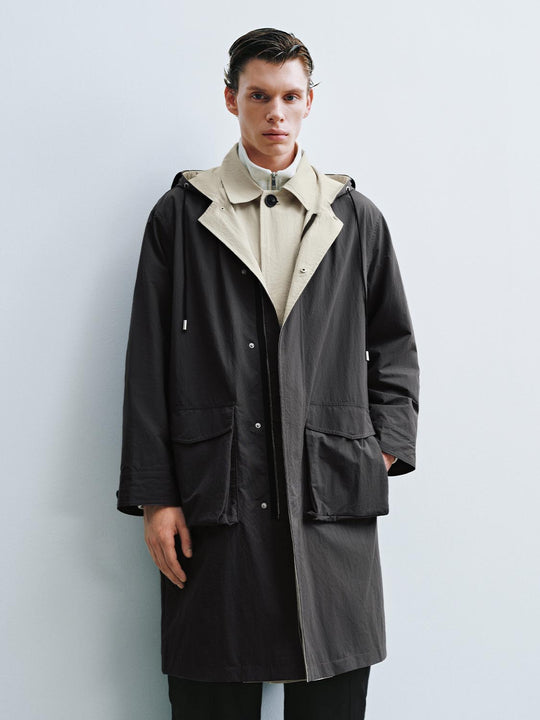 Manteaux trench oversize