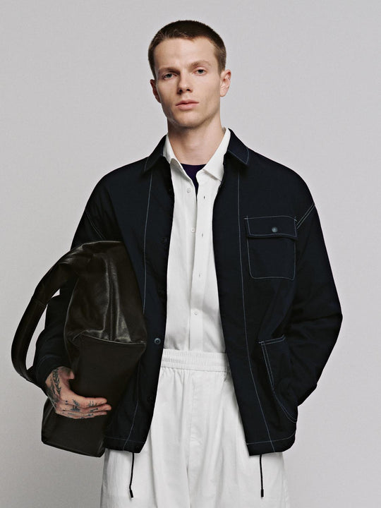 Chaquetas con costuras y bolsillos de solapa