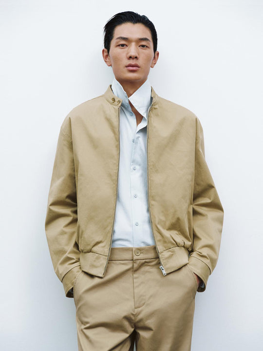 Giacche Bomber con Colletto alla Coreana