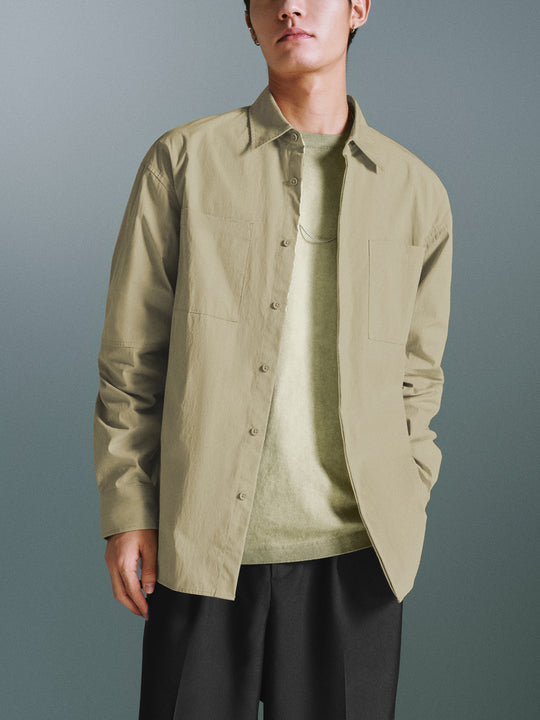 Chemises amples à boutons
