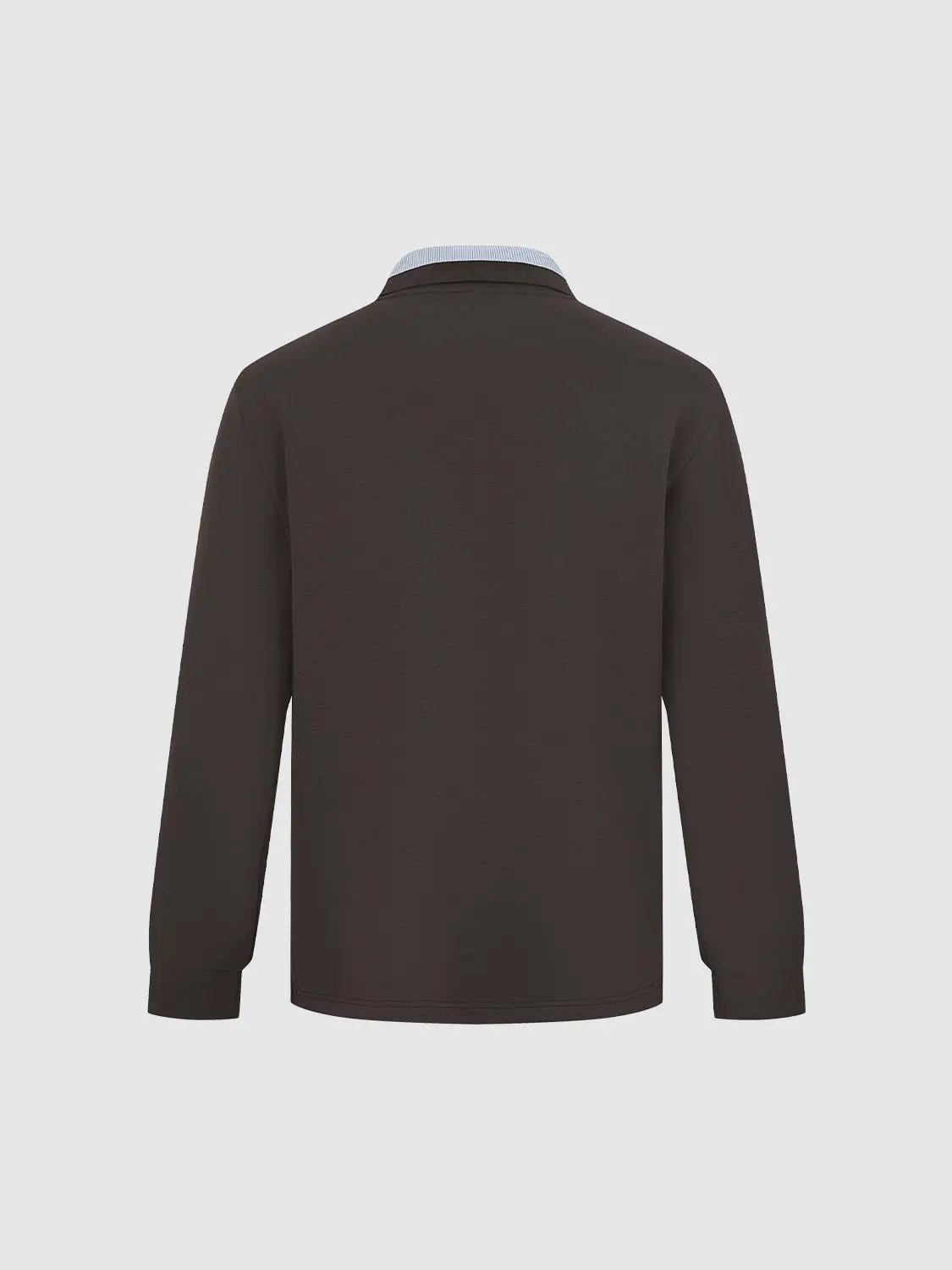 Contrast Polo Neck Shirts by Urban Revivo Fashion