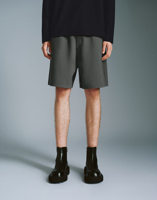 Pantalones cortos holgados con cordón en la cintura